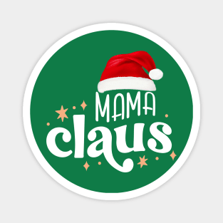 Christmas Family Pajamas Mama Claus Magnet